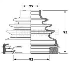 Пыльник BORG & BECK BCB6193