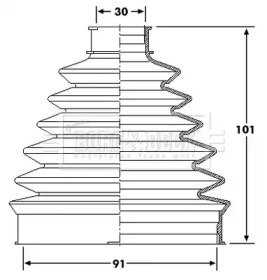 Пыльник BORG & BECK BCB6194