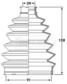 Пыльник BORG & BECK BCB6206