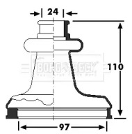 Пыльник BORG & BECK BCB6223