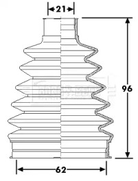 Пыльник BORG & BECK BCB6225