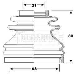 Пыльник BORG & BECK BCB6240