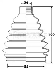 Пыльник BORG & BECK BCB6246