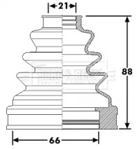 Пыльник BORG & BECK BCB6266