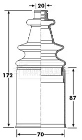 Пыльник BORG & BECK BCB6271