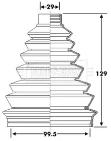 Пыльник BORG & BECK BCB6278