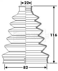 Пыльник BORG & BECK BCB6285