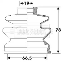 Пыльник BORG & BECK BCB6289