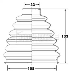 Пыльник BORG & BECK BCB6292