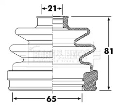 Пыльник BORG & BECK BCB6299