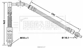 Шлангопровод BORG & BECK BBH6537