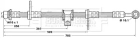 Шлангопровод BORG & BECK BBH6619