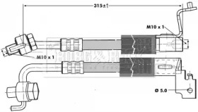 Шлангопровод BORG & BECK BBH6694