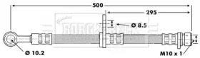 Шлангопровод BORG & BECK BBH6695