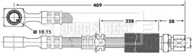 Шлангопровод BORG & BECK BBH6705