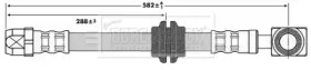 Шлангопровод BORG & BECK BBH6724