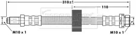 Шлангопровод BORG & BECK BBH6735