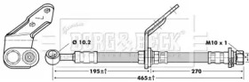 Шлангопровод BORG & BECK BBH6741