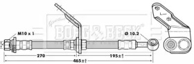 Шлангопровод BORG & BECK BBH6742