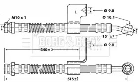 Шлангопровод BORG & BECK BBH6801