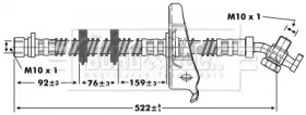 Шлангопровод BORG & BECK BBH6802