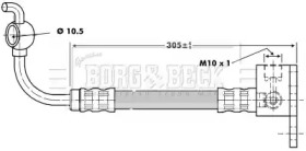 Шлангопровод BORG & BECK BBH6809