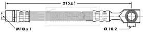 Тормозной шланг BORG & BECK BBH6828