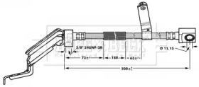 Шлангопровод BORG & BECK BBH6931