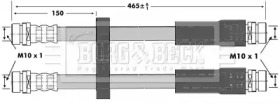 Шлангопровод BORG & BECK BBH6959