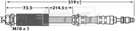 Шлангопровод BORG & BECK BBH6965