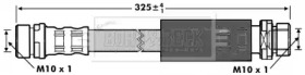 Тормозной шланг BORG & BECK BBH6967