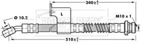 Шлангопровод BORG & BECK BBH7032