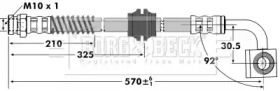 Шлангопровод BORG & BECK BBH7070