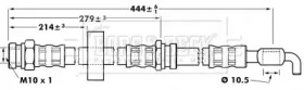 Шлангопровод BORG & BECK BBH7083