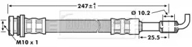 Шлангопровод BORG & BECK BBH7128