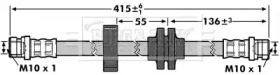 Шлангопровод BORG & BECK BBH7172