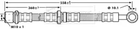 Шлангопровод BORG & BECK BBH7190