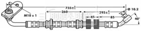 Шлангопровод BORG & BECK BBH7209