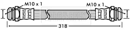 Шлангопровод BORG & BECK BBH7246