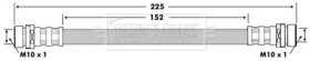 Шлангопровод BORG & BECK BBH7353