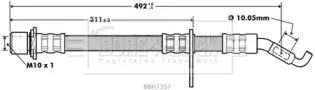 Шлангопровод BORG & BECK BBH7357