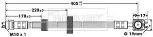 Шлангопровод BORG & BECK BBH7383