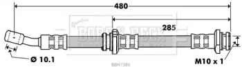 Шлангопровод BORG & BECK BBH7386