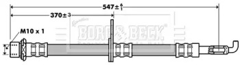 Шлангопровод BORG & BECK BBH7387