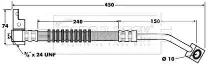 Шлангопровод BORG & BECK BBH7409