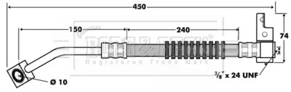 Шлангопровод BORG & BECK BBH7415