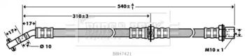 Шлангопровод BORG & BECK BBH7421