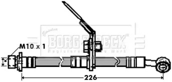 Шлангопровод BORG & BECK BBH7436