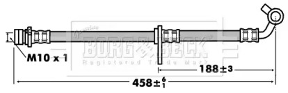 Шлангопровод BORG & BECK BBH7443