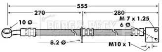 Шлангопровод BORG & BECK BBH7444